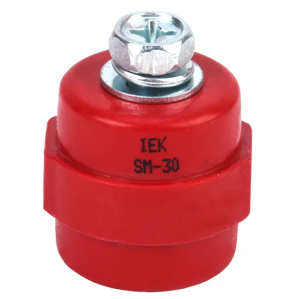 Изолятор SM30 (М8) силовой с болтом IEK YIS11-30-08-B