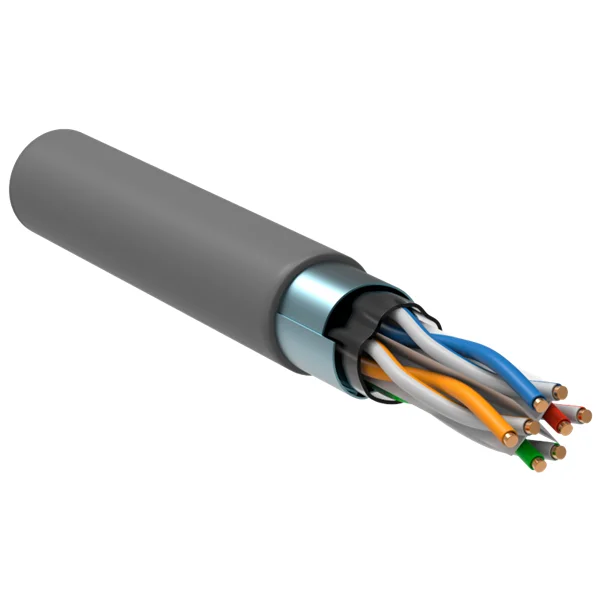 Кабель витая пара F/UTP 5е 4х2х0,48мм 24 AWG PVC внутр. Фариаль