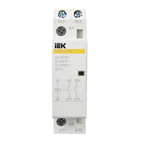 Контактор модульный КМ20-20М AC IEK MKK11-20-20