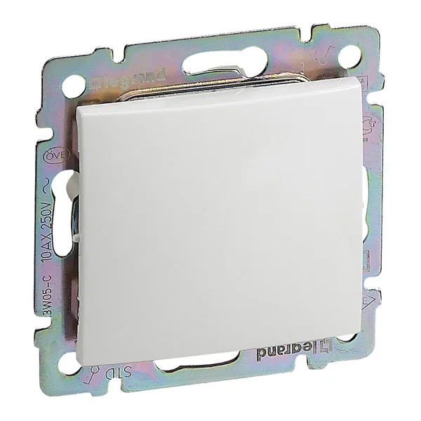 Переключатель проходной 1-кл. СП Valena 10А IP31 механизм бел. (DIY-упак.) Legrand 694262