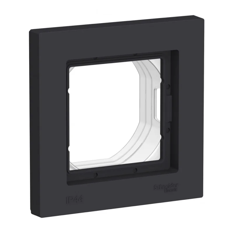 Рамка 1-м AtlasDesign Aqua IP44 карбон SE ATN441001