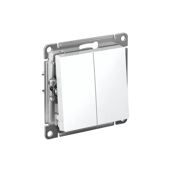 Выключатель 2-кл. СП AtlasDesign 10А IP20 (сх. 5) 10AX механизм бел. SE ATN000151